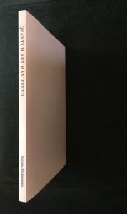 Spine and front cover, Quantum Art Manifesto